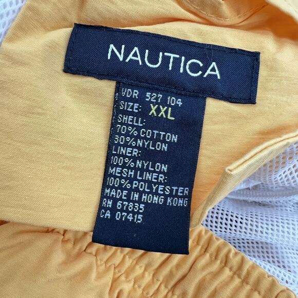 2‎ Nautica Shorts Men 2XL XXL White Blue Red Fleece Americana Yellow Swim Trunks - Picture 13 of 15